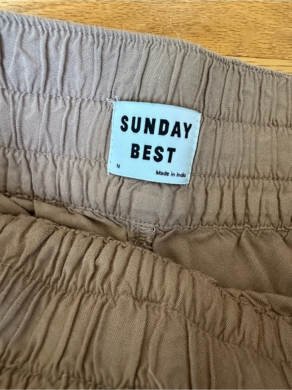 Aritzia Sunday Best Lightweight Taupe Jogger Pants